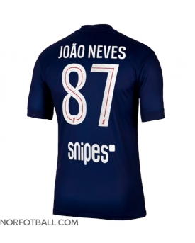 Billige Fotballdrakt Paris Saint-Germain Joao Neves #87 Replika Hjemmedrakt 2025-26 Kortermet